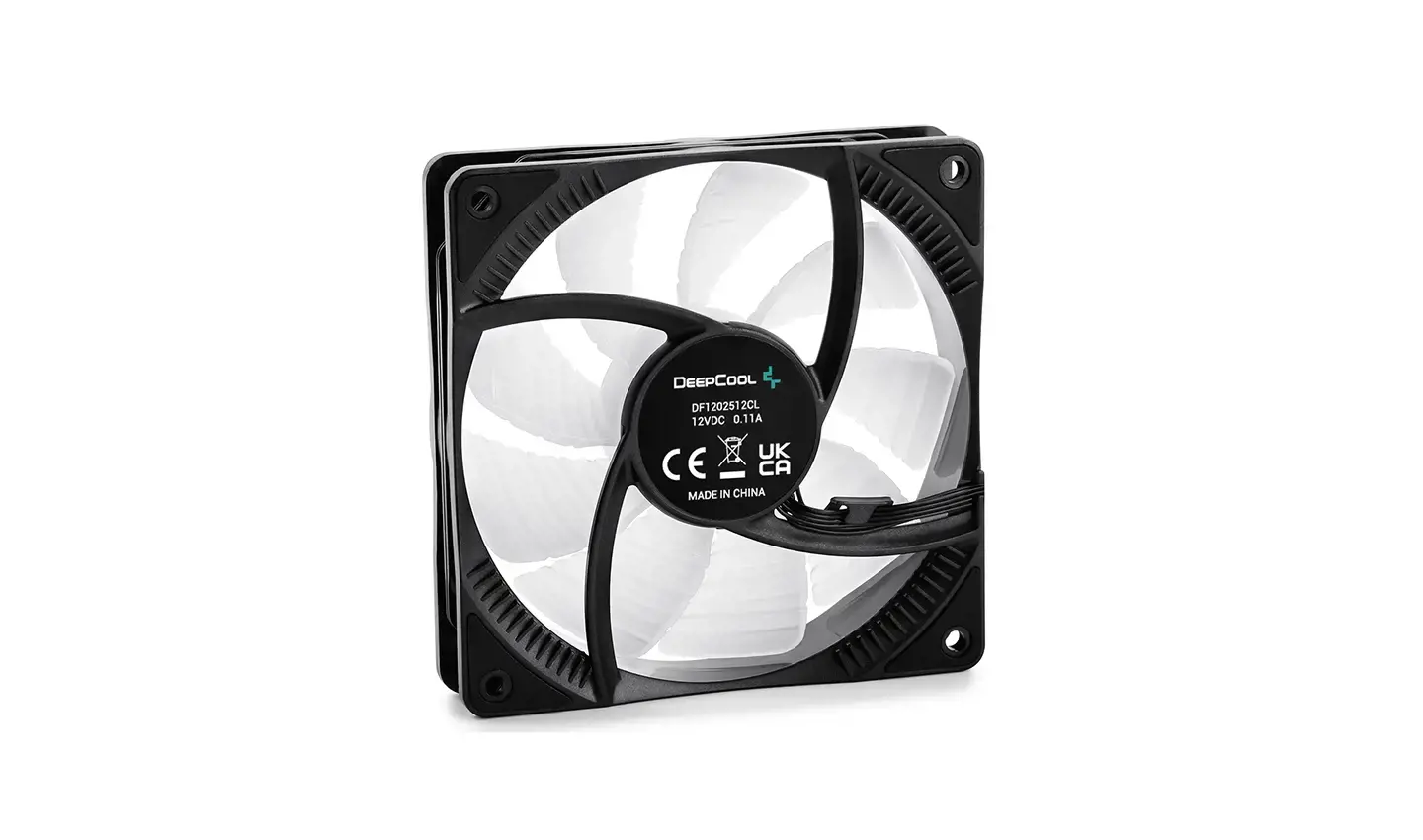 "DeepCool RF120-3in1", ventiliatorius, 12 cm, 500 aps/min, 1500 aps/min, 27 dB, 56,5 cfm