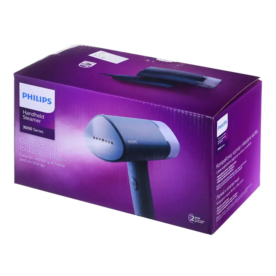 "Philips" 3000 serijos STH3000/20 garų valytuvas Nešiojamasis garų valytuvas 0,1 l 1000 W mėlynas