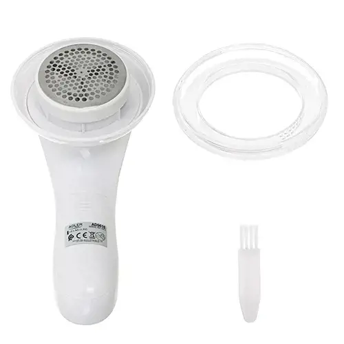 "Adler" pūkelių valytuvas AD 9616, baltas, maitinamas baterijomis