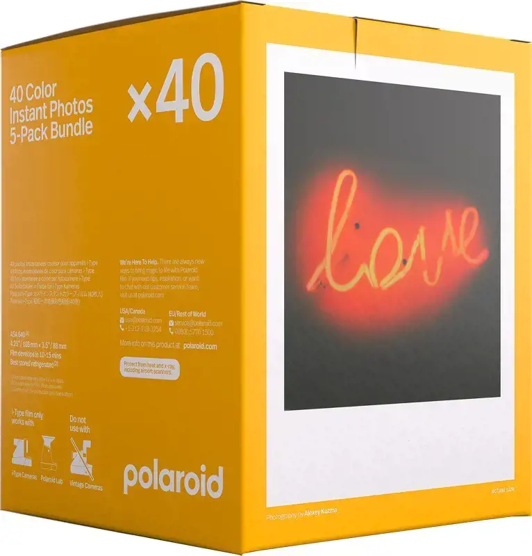POLAROID COLOR FILM I-TYPE 40-PACK