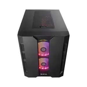 CHIEFTEC GM-02B-OP M2 mATX Gaming Cube 3xTempered glass 3x12cm adressable +5V RGB fan pre-installed 2xUSB 3.0 2xUSB 2.0
