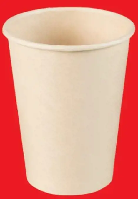 Vienkartiniai puodeliai B'Green, iš bambuko pluošto, PLA, 355 ml, D90 mm, 50 vnt