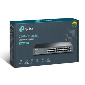 "TP-Link" 24 prievadų "Gigabit Easy Smart" komutatorius, valdomas, L2, Gigabit Ethernet (10/100/1000), montuojamas į stovą, 1U