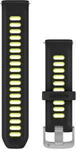 Garmin watch strap Quick Release 20mm Forerunner 170, black/yellow