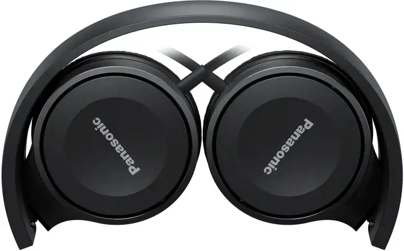 "Panasonic" RP-HF100E-K ausinės su ausinėmis, juodos spalvos