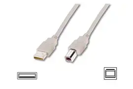 "Logilink" USB 2.0 jungiamasis kabelis USB A vyriškas, USB B vyriškas, 5 m, pilkas