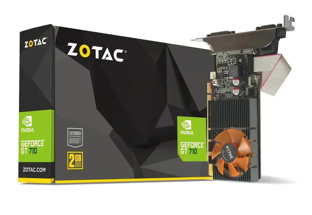 Vaizdo plokštė ZOTAC GeForce GT 710 2 GB, GDDR3, ZT-71310-10L