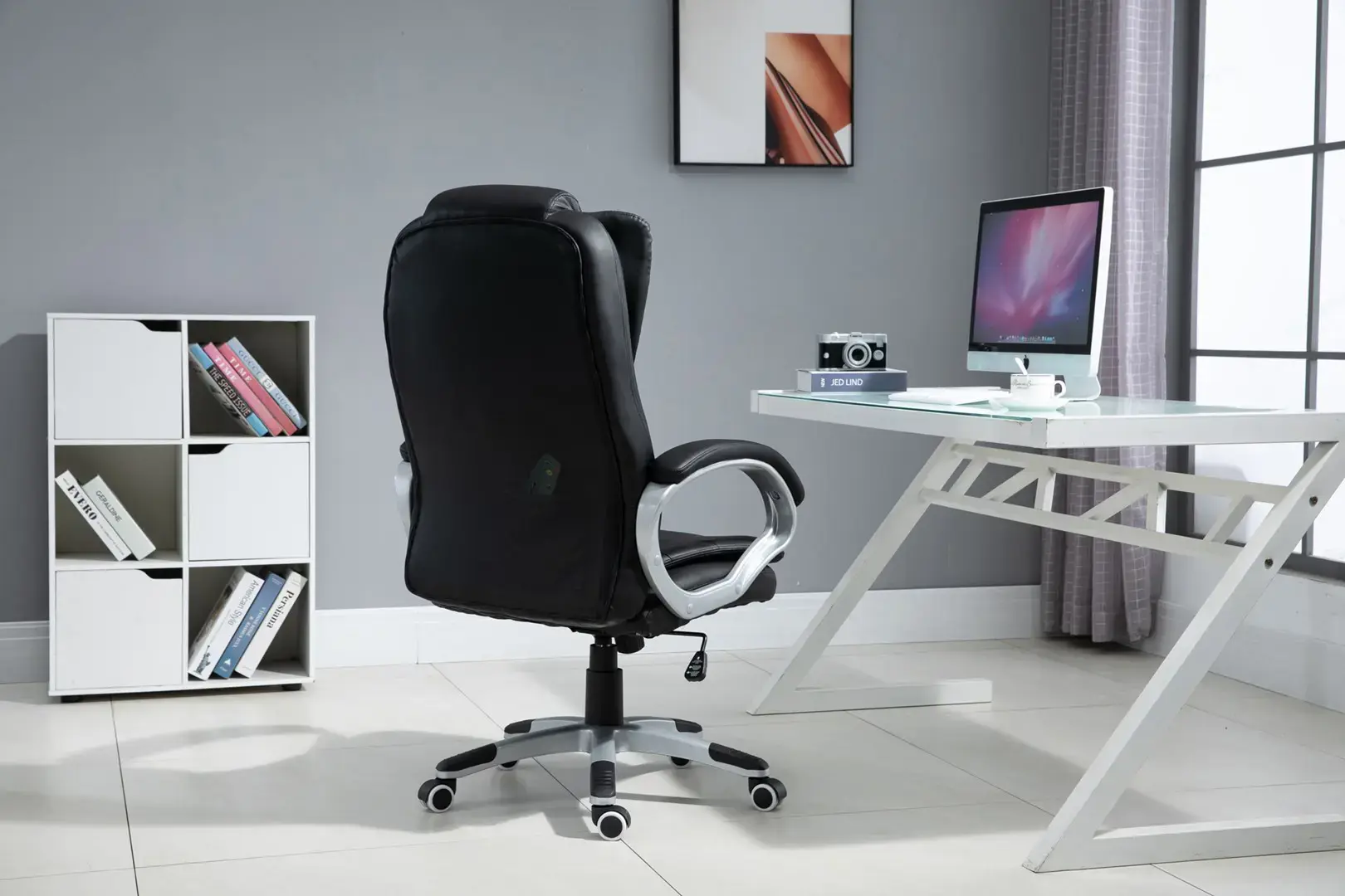 Activejet Office chair with massage, heated YK7304 black