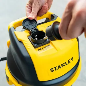 Vacuum cleaner STANLEY SXVC30XTDE Black, Stainless steel, Yellow 1600 W