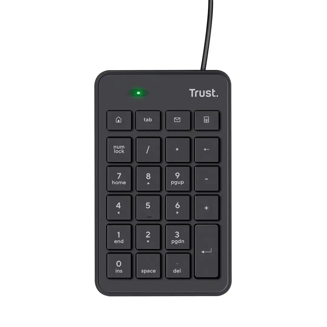 Trust 22221, USB, 23, Nešiojamasis kompiuteris/PC, 1,5 m, juodas