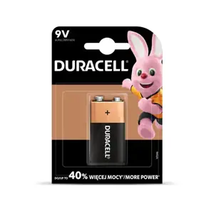 Duracell 6LR61, Vienkartinė baterija, 9 V, šarminė, 9 V, 1 vnt., prizminė