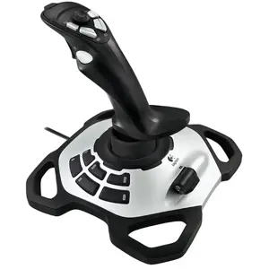 "LOGITECH Joystick Extreme 3D Pro" - sidabrinis/juostinis - USB