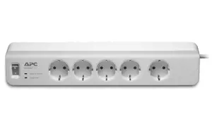 APC PM5-GR, 918 J, 5 kintamosios srovės lizdai, F tipo, 230 V, 50 Hz, 2300 W