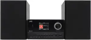 JVC UX-E225B Mini hi-fi system Black