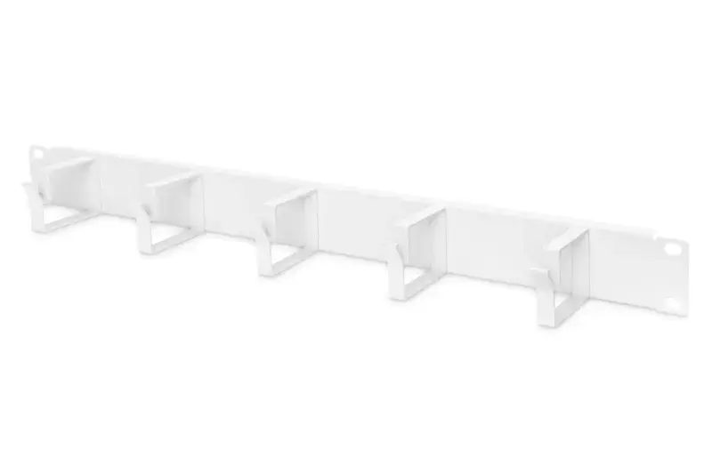 DIGITUS kabelių valdymo skydas 19 colių 1U 5x žiedai 40x60 mm pilka RAL7035