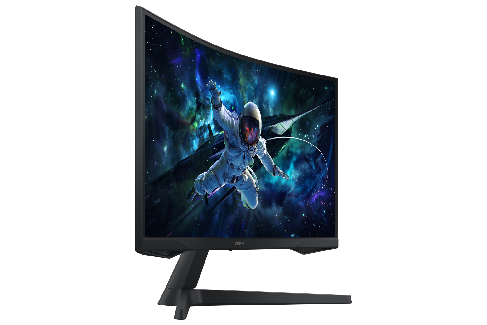 Samsung G55C, 68.6 cm (27"), 2560 x 1440 pixels, Quad HD, LED, 1 ms, Black