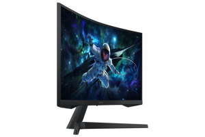 Samsung G55C, 68.6 cm (27"), 2560 x 1440 pixels, Quad HD, LED, 1 ms, Black