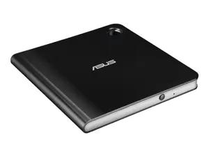 ASUS SBW-06D5H-U, juoda, sidabrinė, dėklas, stalinis / nešiojamasis kompiuteris, "Blu-Ray RW", USB 3.1 Gen 1, 80,120 mm