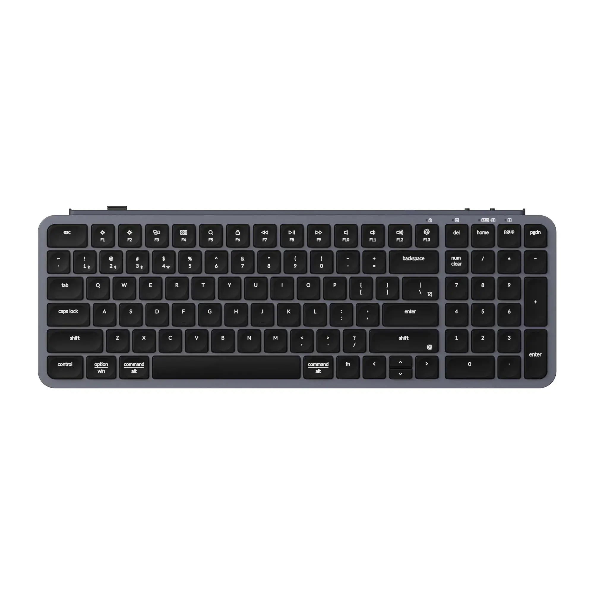 Keychron B2 Pro - US Layout - Ultra Low Profile Scissor - Space Grey Wireless Keyboard