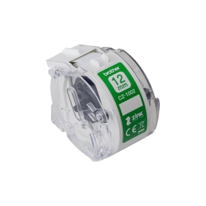 Brother CZ-1002, tęstinė etiketė, CZ, rašalinė, Brother, VC-500W, 1,2 cm