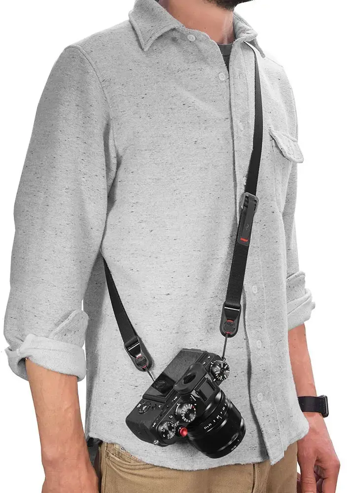 "Peak Design" fotoaparato dirželis "Leash", medžio anglis