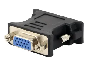 GEMBIRD A-DVI-VGA-BK Gembird adapteris DVI-A 24 kontaktų vyriškos lyties į VGA 15 kontaktų HD (3 ei…