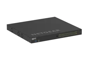NETGEAR AV Line M4250-26G4XF-PoE+ 24x1G PoE+ 480W 2x1G ir 4xSFP+ valdomas komutatorius