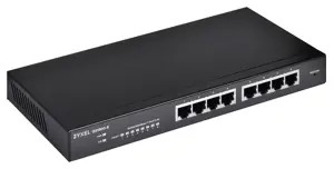 Zyxel GS1900-8, valdomas, L2, Gigabit Ethernet (10/100/1000), dvipusis, montuojamas į stovą