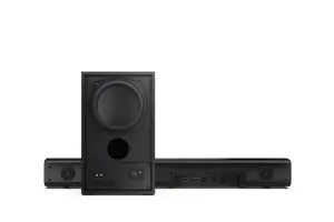 Sharp HT-SBW121 Compact 2.1 Soundbar with Wireless Subwoofer | Sharp