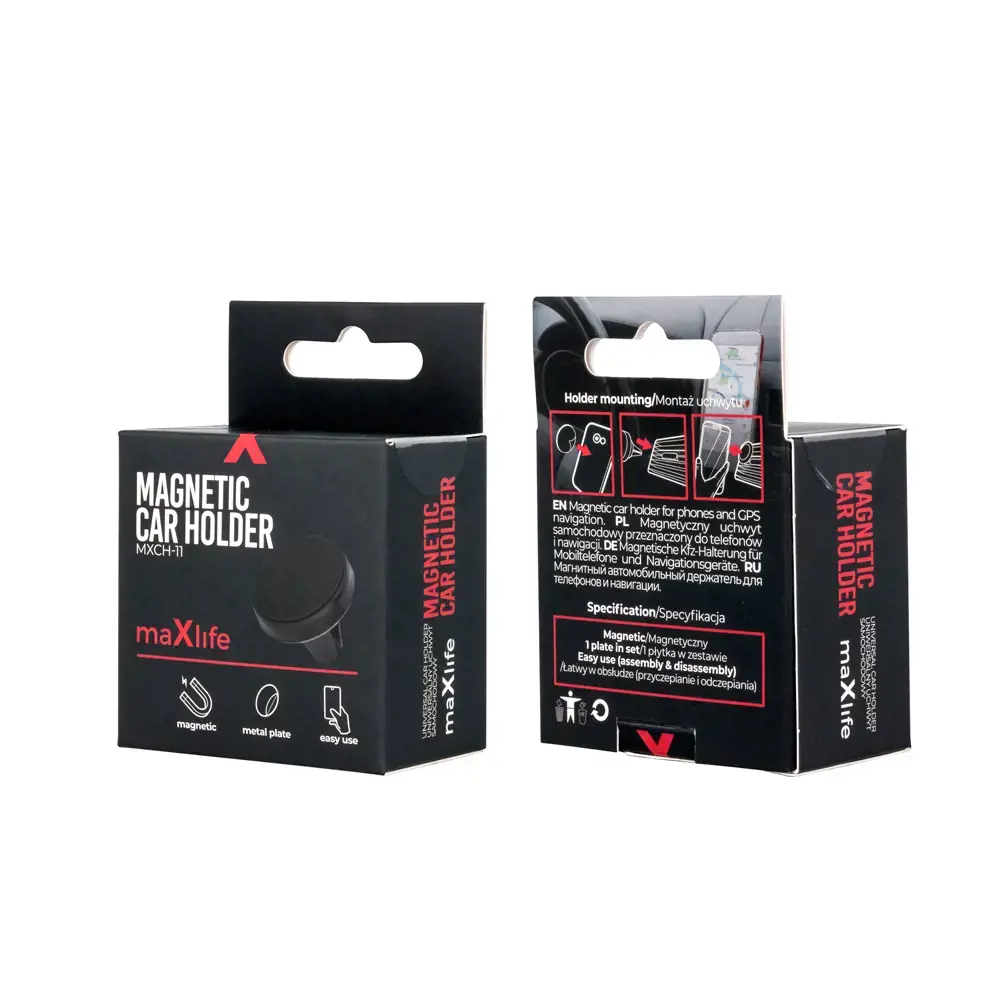 Maxlife car holder for air vent MXCH-11 magnetic black