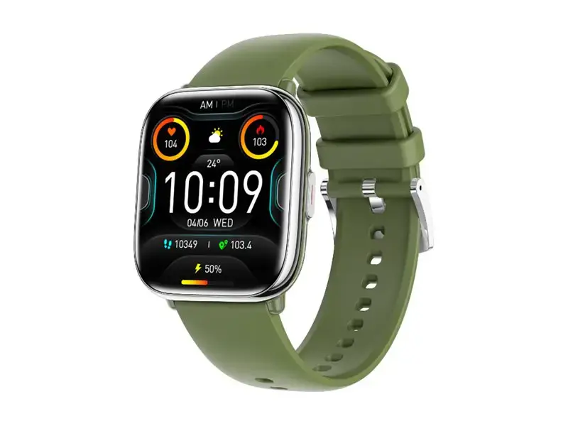 myPhone Watch Pastel | Smart watch | AMOLED | 1.75" | Waterproof | Silver Green