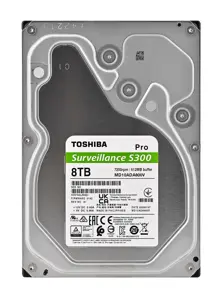 Toshiba S300 Pro Surveillance internal hard drive 8 TB 7200 RPM 512 MB 3.5" Serial ATA III