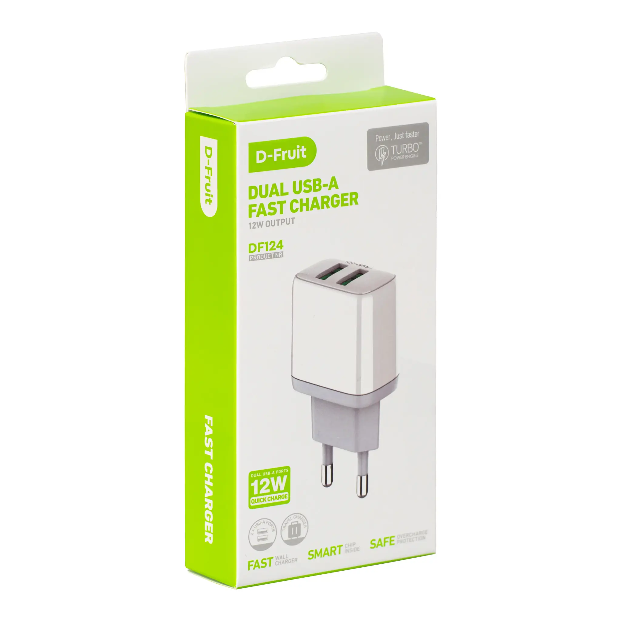 D-Fruit charger 12W 2xUSB-A DF124