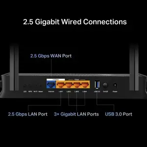 TP-Link Archer BE230 BE3600 Dual-Band Wi-Fi 7 Maršrutizatorius
