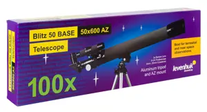 Levenhuk Blitz 50 Base Refractor 100x Grey