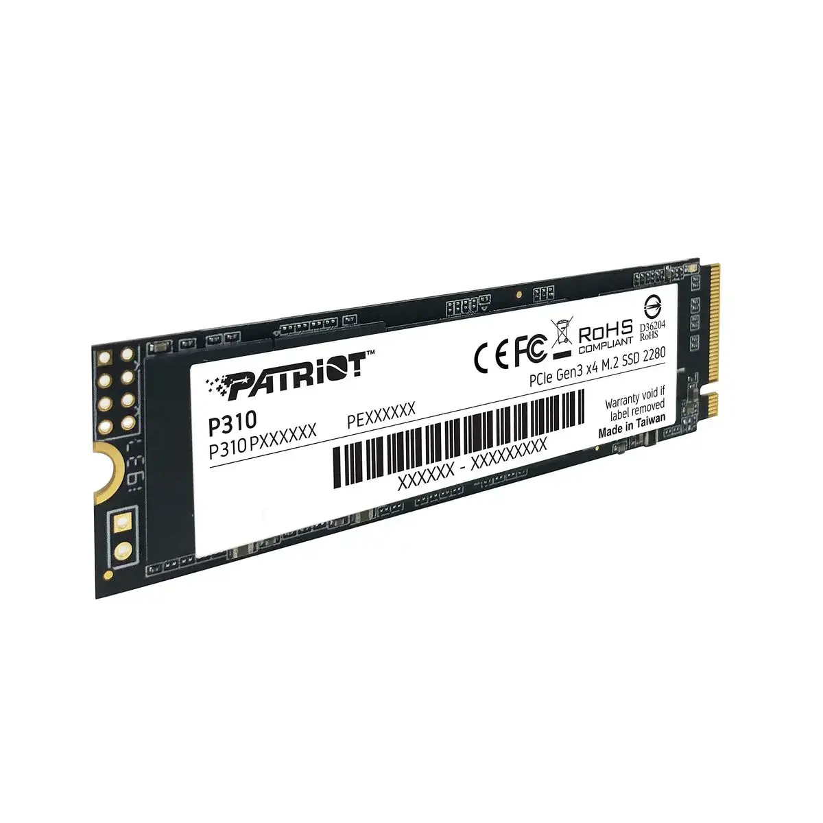 SSD diskas PATRIOT MEMORY P310P960GM28 960 GB, M.2 2280, PCIe 3.0 x4 (NVMe)