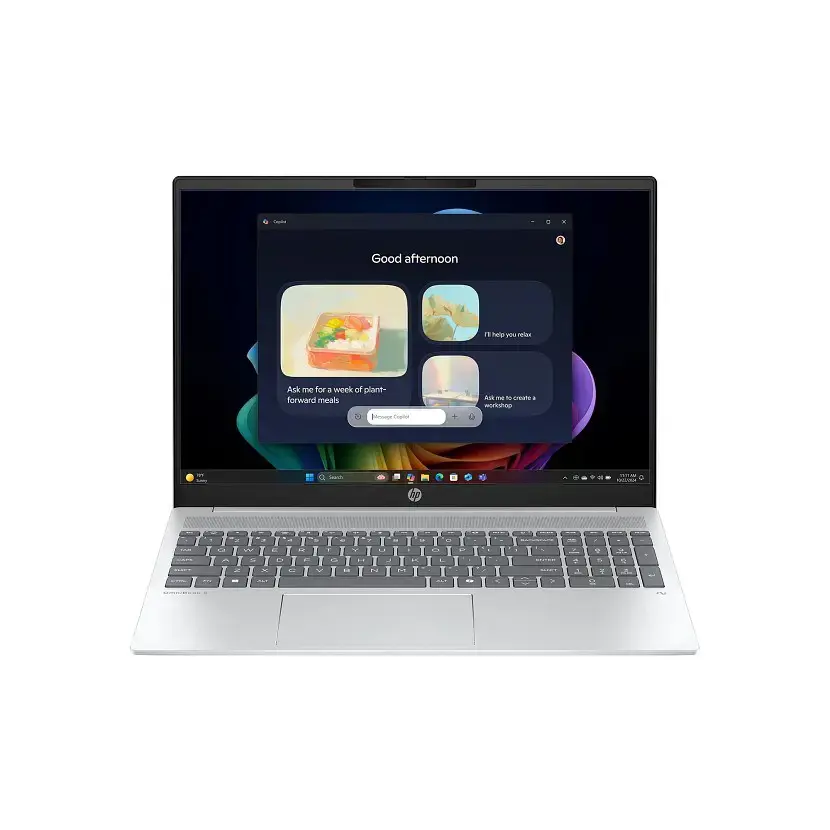 HP OmniBook 5 16-ag1030nw Ryzen AI 7 350 16.0"2K IPS 300nits AG 24GB LPDDR5X SSD512 Radeon 860M Cam1080p + IR 59Wh Win11 Glacier Silver 2Y