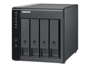 QNAP TR-004, HDD/SSD korpusas, 2,5/3,5", "Serial ATA II", 3 Gb/s, karšto keitimo, juodas