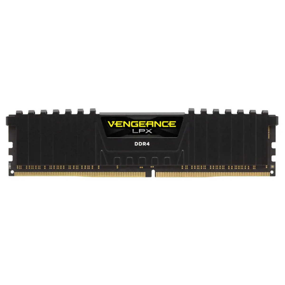 CORSAIR Vengeance 16GB DDR4 DIMM 3200MHz 1x16GB Unbuffered Dual Rank 16-20-20-38 XMP 2.0 LPX PCB 1.35V Heatspreader Black