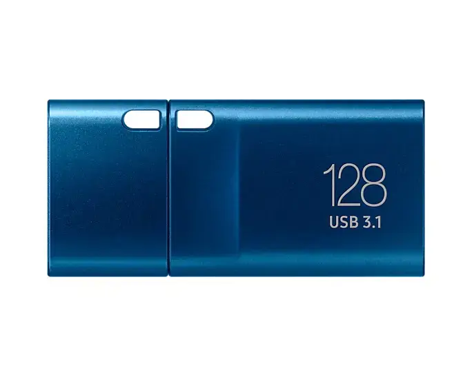 "Samsung" MUF-128DA, 128 GB, C tipo USB, 3.2 Gen 1 (3.1 Gen 1), 400 MB/s, dangtelis, mėlyna