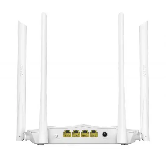 Tenda AC5 v3.0 1200MBPS DUAL-BAND ROUTER belaidis maršrutizatorius Dviejų dažnių (2,4 GHz / 5 GHz) Fast Ethernet White