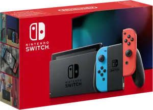 "Nintendo Switch", "Nintendo Switch", 768 MHz, 4000 MB, mėlyna, pilka, raudona, analoginis / skaitmeninis, D-pad
