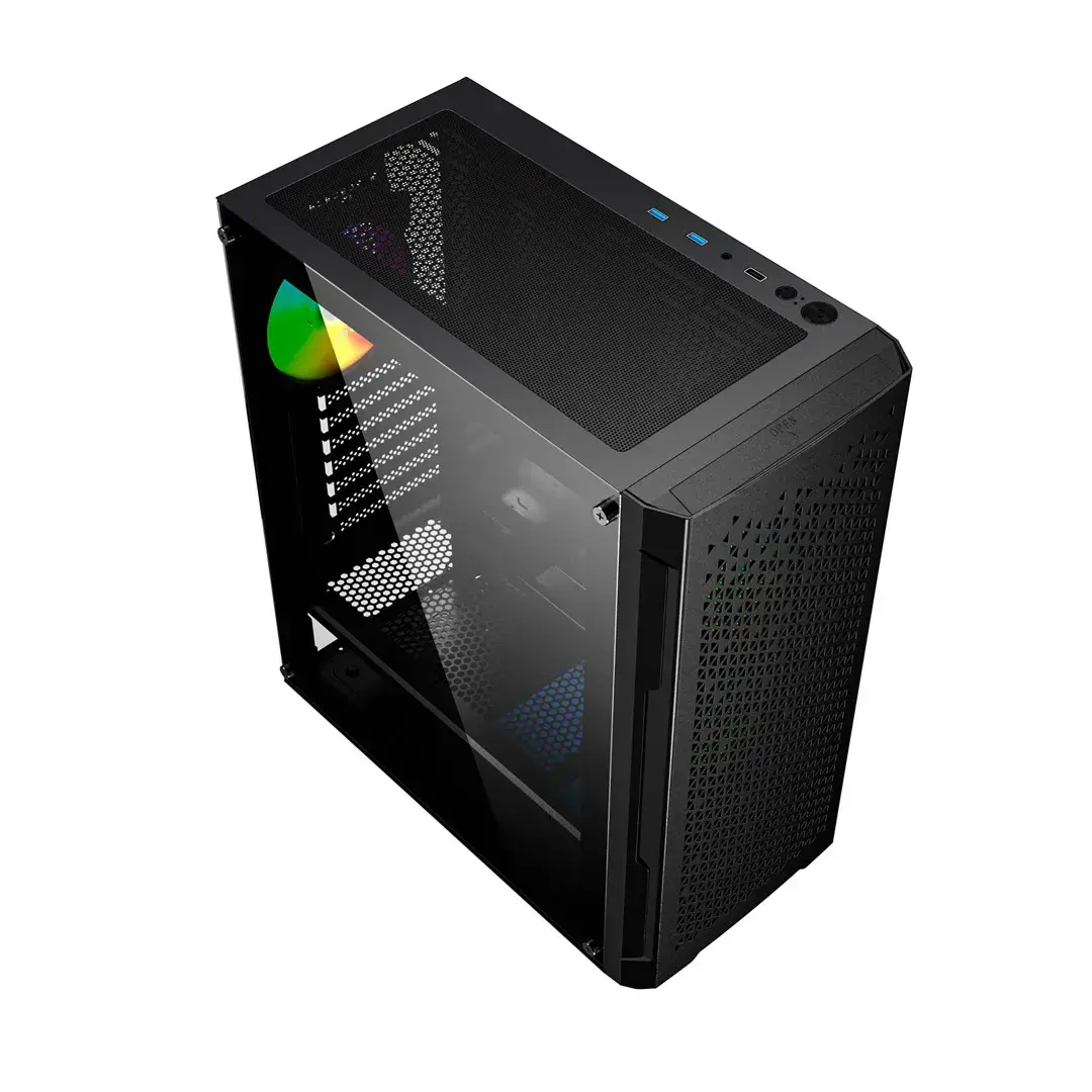 GEMBIRD Gaming ARGB kompiuterio korpusas Fornax 400X juodas