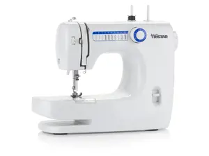 Tristar SM-6000 Siuvimo mašina, Balta, Automatinė siuvimo mašina, Siuvimas, Mygtukai, Rotacinė, Ele…