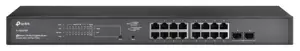"TP-Link JetStream" 18 prievadų "Gigabit Smart" komutatorius su 16 prievadų PoE+, L2/L2+, Gigabit E…