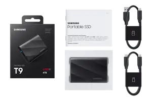 "Samsung" MU-PG4T0B, 4 TB, C tipo USB, 3.2 Gen 2 (3.1 Gen 2), 2000 MB/s, apsauga nuo slaptažodžio, juoda