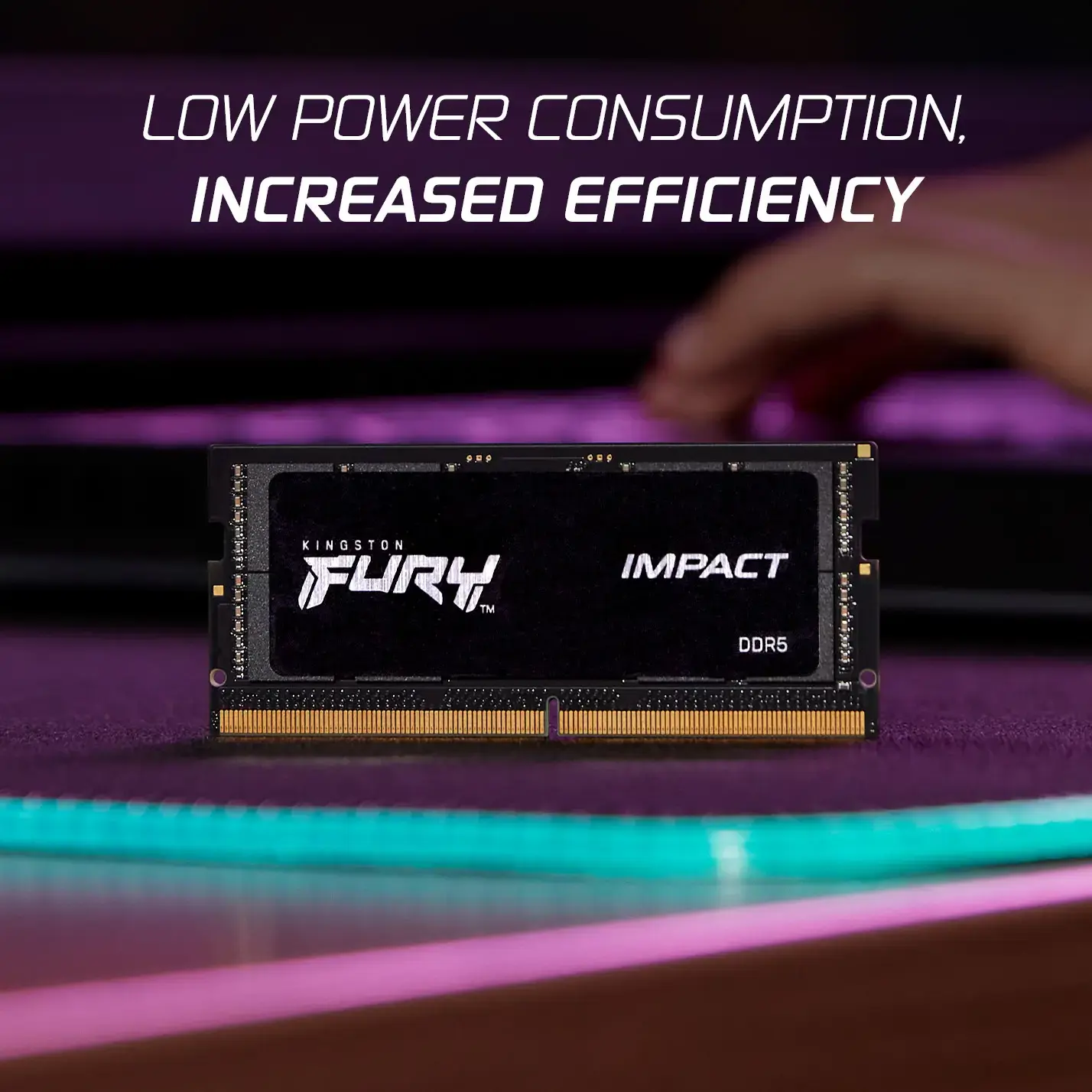 KINGSTON 64GB 5600MT/s DDR5 CL40 SODIMM 2 vnt. rinkinys "FURY Impact PnP