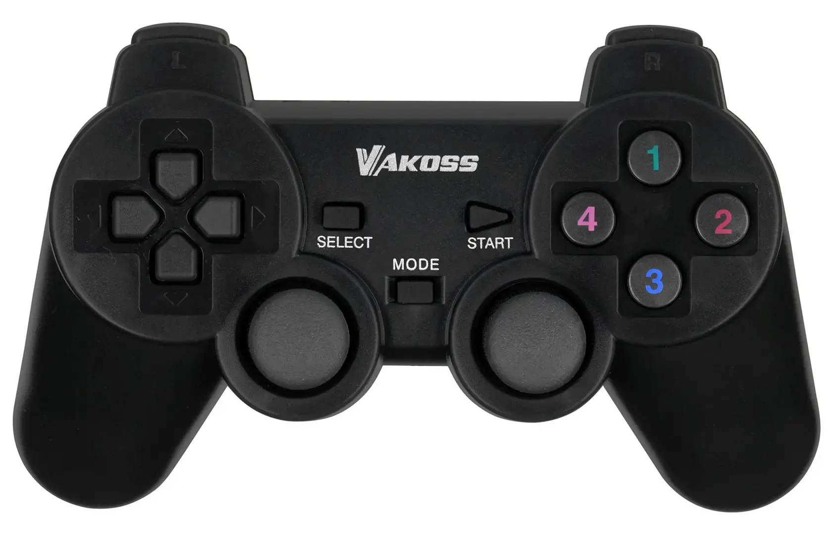 Vakoss GP-4705BK Gaming Controller Black RF Gamepad Analogue / Digital PC, Playstation 3
