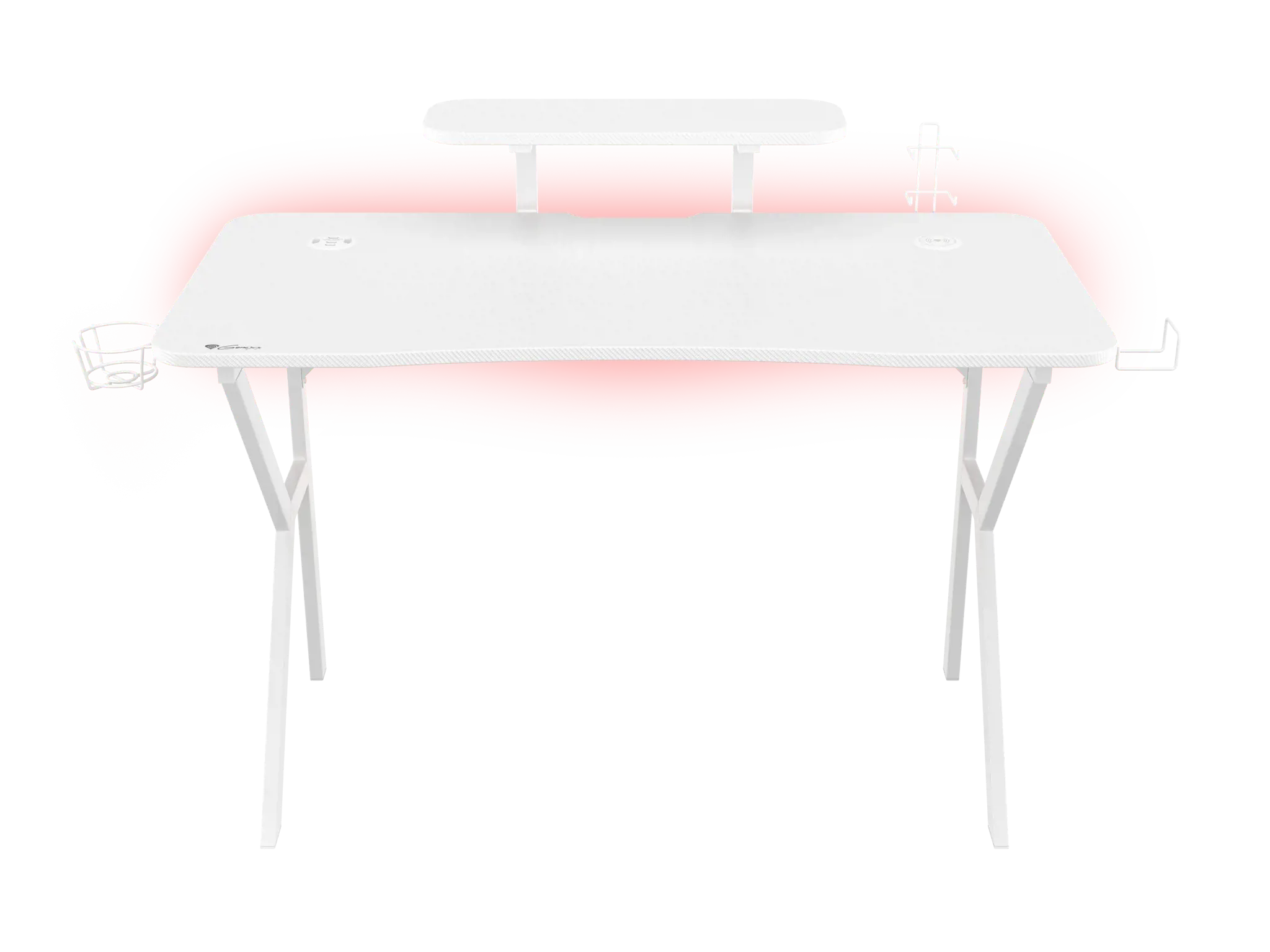 Žaidimų stalas Genesis Holm 320 RGB, Balta