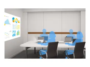 Epson EB-W56S Short throw Projektorius 3LCD WUXGA 1920x1200, 3700 ANSI liumenų, Wi-Fi, Balta